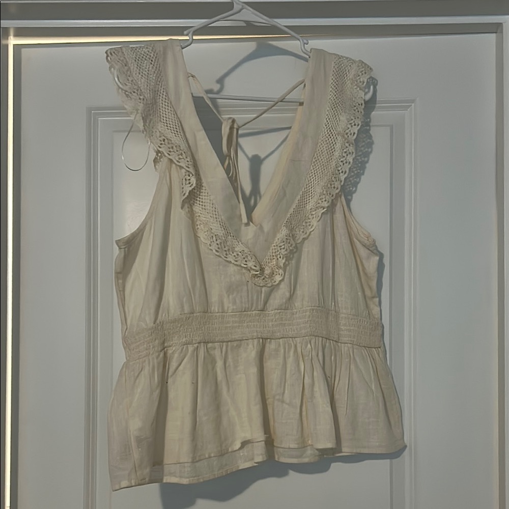 Old Navy Lace Trim Tank Top